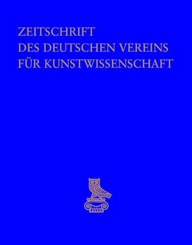 9783871572395: Zeitschrift des Deutschen Vereins fr Kunstwissenschaft