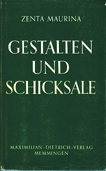 Beispielbild fr Gestalten und Schicksale zum Verkauf von biblion2