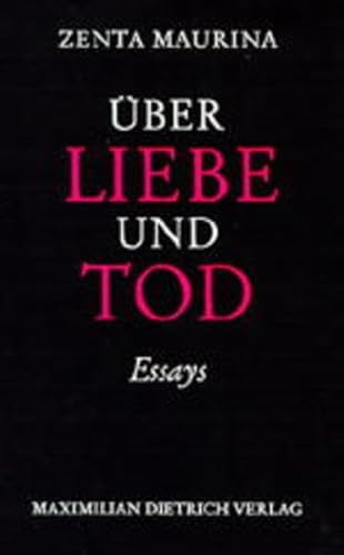 Stock image for ber Liebe und Tod. Essays. for sale by Antiquariat Eule