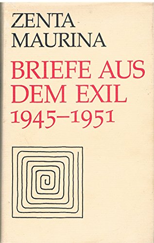9783871640988: Briefe aus dem Exil 1945-1951