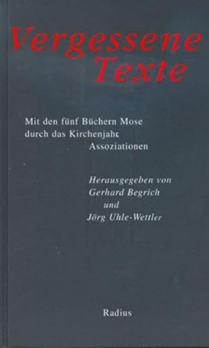 Beispielbild fr Vergessene Texte zum Verkauf von medimops