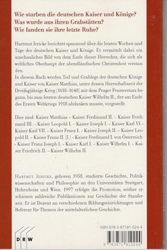 9783871810244: Jericke, Hartmut, Bd.3 : Von Kaiser Matthias bis Kaiser Wilhelm II. (1619-1941)