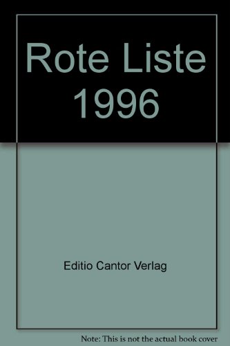 Rote Liste 1996 - o. A.