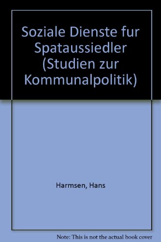 Soziale Dienste für Spätaussiedler - Hans Harmsen