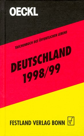 Taschenbuch des öffentlichen Lebens - Deutschland 1998 / 1999