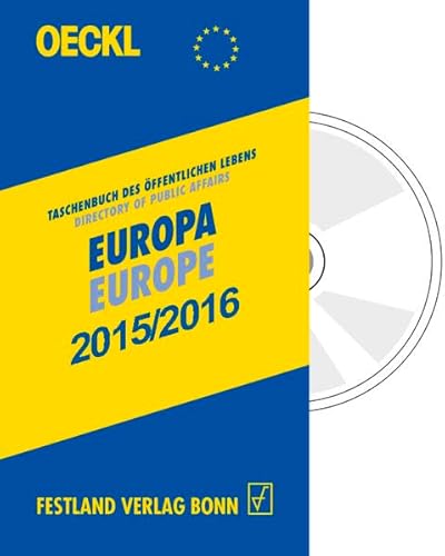 9783872241382: OECKL. Taschenbuch des ffentlichen Lebens Europa 2015/2016 - Kombiausgabe Buch u. CD-ROM