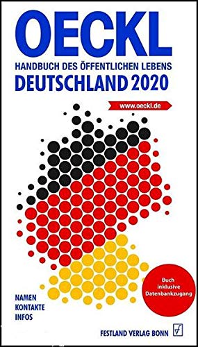 Beispielbild fr OECKL Handbuch des ffentlichen Lebens Deutschland 2020: Buchausgabe zum Verkauf von medimops