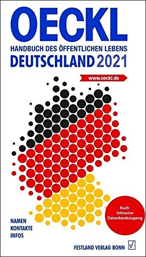 Beispielbild fr OECKL Handbuch des ffentlichen Lebens Deutschland 2021 Buchausgabe zum Verkauf von Buchpark