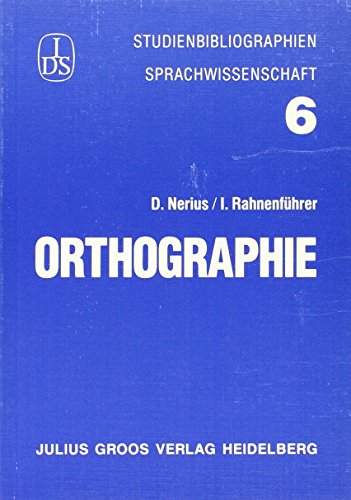 9783872766885: Orthographie