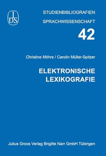 Stock image for Elektronische Lexikografie for sale by medimops