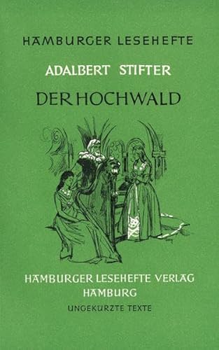 9783872910271: Stifter, A: Hochwald