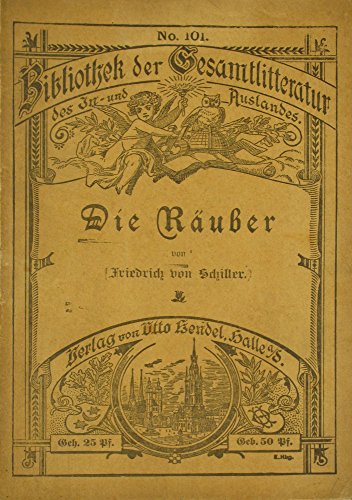 9783872910479: Die Ruber: Ein Schauspiel: 48