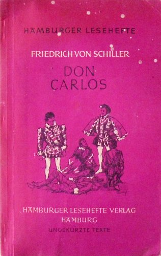 9783872910790: Don Carlos, Infant von Spanien: Ein dramatisches Gedicht: 80