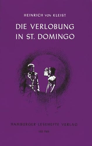 9783872911520: Kleist, H: Verlobung in St. Domingo: v.1 (Die Verlobung in St. Domingo)