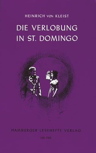 Die Verlobung in St. Domingo: Vol 1 (9783872911520) by Kleist, Heinrich Von