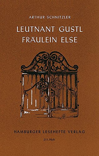 Stock image for Leutnant Gustl / Frulein Else -Language: german for sale by GreatBookPrices