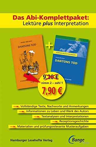 9783872919052: Dantons Tod - Abi Baden-Wrttemberg 2014 + 2015 - Das Abi-Komplettpaket: Lektre plus Interpretation: Knigs Erluterung mit kostenlosem Hamburger Leseheft