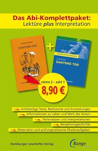 Dantons Tod - Abi Baden-WÃ¼rttemberg 2014 + 2015 - Das Abi-Komplettpaket: LektÃ¼re plus Interpretation: KÃ¶nigs ErlÃ¤uterung mit kostenlosem Hamburger Leseheft (9783872919052) by BÃ¼chner, Georg