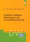 Stock image for Praktiker-Leitfaden Marketing in der Wohnungswirtschaft for sale by medimops