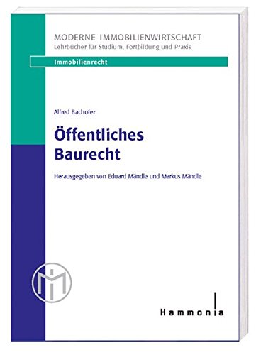 Öffentliches Baurecht - Bachofer, Alfred