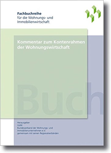 9783872922908: Kommentar zum Kontenrahmen der Wohnungswirtschaft