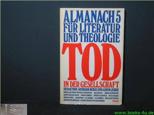 9783872945105: Almanach 5 fr Literatur und Theologie. Tod in der Gesellschaft