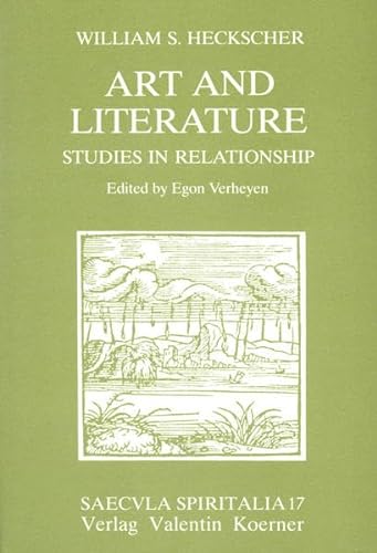 Stock image for Art and Literature: Studies in Relationship (Saecvla Spiritalia 17) for sale by A Book By Its Cover