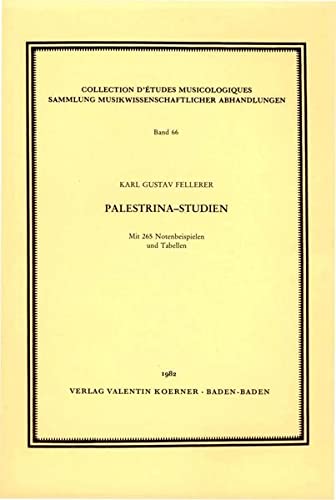 Palestrina-Studien - Karl Gustav Fellerer