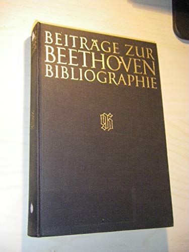 Beiträge zur Beethoven-Bibliographie