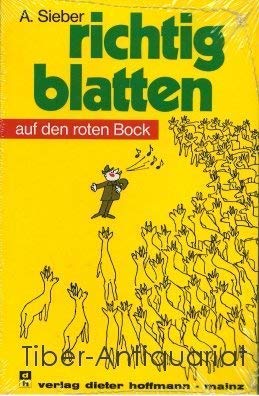 Stock image for Richtig blatten auf den roten Bock Textheft for sale by Bernhard Kiewel Rare Books