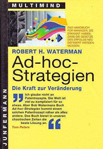 Imagen de archivo de Ad-hoc-Strategien : die Kraft zur Vernderung. a la venta por Harle-Buch, Kallbach