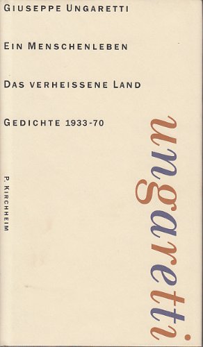 Stock image for Ein Menschenleben. Das verheissene Land. Gedichte 1933-70. Werke in 6 Bnden; Band 3. for sale by Antiquariat "Der Bchergrtner"