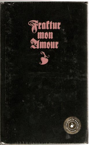 9783874396967: Fraktur Mon Amour