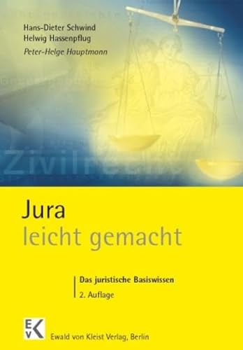 Stock image for Jura leicht gemacht: Das juristische Basiswissen for sale by medimops