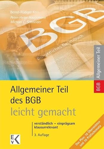 Imagen de archivo de Allgemeiner Teil des BGB - leicht gemacht: verstndlich - einprgsam klausurrelevant a la venta por medimops