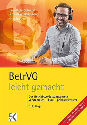 Imagen de archivo de BetrVG (Betriebsverfassungsgesetz) - leicht gemacht -Language: german a la venta por GreatBookPrices