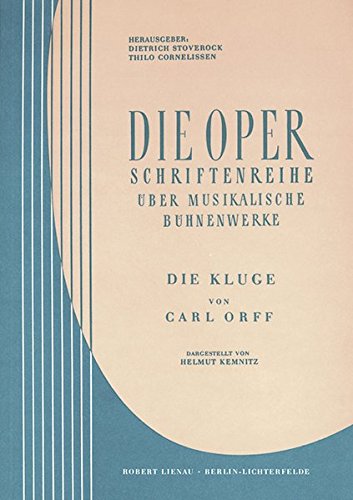 9783874842075: Die Kluge / Die Oper: Werkeinfhrung von H. Kemnitz