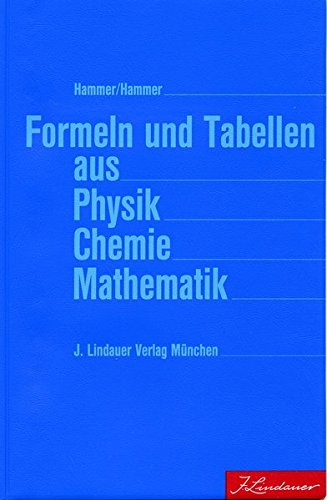 Stock image for Tabellen aus Physik, Chemie, Mathematik for sale by medimops