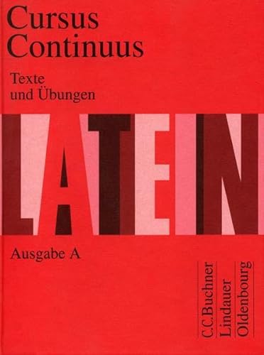 Imagen de archivo de Cursus Continuus - Ausgabe A / Texte und bungen a la venta por medimops