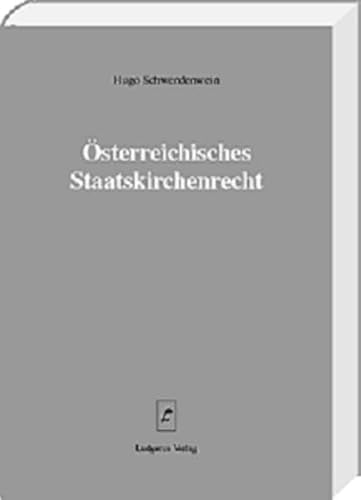 Österreichisches Staatskirchenrecht. (= Münsterischer Kommentar zum Codex Juris Canonici, Beiheft 6). - Lüdicke, Klaus und Hugo Schwendenwein