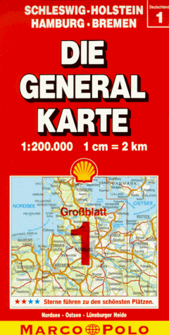 Die Generalkarte, Grossraum-Ausgabe 1:200.000: Deutschland (Euro Cart / Mair) (German Edition) (9783875042931) by Mairs Geographischer Verlag
