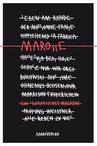 Beispielbild fr Marotte: Ein literarisches Magazin zum Verkauf von medimops