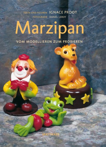 Marzipan: Vom Modellieren zum Probieren. Tipps und Tricks für das kreative Arbeiten mit Marzipan [Gebundene Ausgabe] Backen Konditorei Konditor Marzipan Marzipanfiguren Modellieren Niederegger Lübeck Lübecker Marzipan Marzipanfiguren Konditor Konditorei Pâtisserie Patisserie Essen Trinken Ignace Proot (Autor), Daniel Leroy (Illustrator) Marzipan Überraschende Tipps und Ratschläge zum kreativen Arbeiten mit Marzipan - Auf jedem Fest, bei jedem Event sieht man wieder die kleinen Produkte des Konditorsdie lustigen, romantischen, anrührenden oder schelmischen Marzipanfiguren. Sie sehen alle ziemlich kunstvoll aus. Dennoch ist es nicht allzu schwierig, solche netten Figürchen selbst herzustellen. Spezialist Ignace Proot 