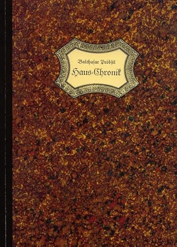 Haus-Chronik. 64. Veröffentlichung der Gesellschaft der Orgelfreunde. Jahresgabe 1995. - Pröbstl, Balthasar und Alfred [Hrsg.] Reichling