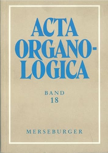 9783875372137: Acta Organologica