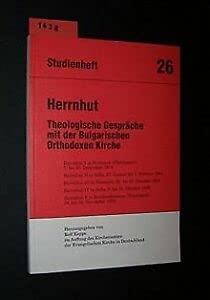 Beispielbild fr Theologische Gesprche mit der Bulgarischen Orthodoxen Kirche I: Herrnhut, 7.-10. Dezember 1978 /II: Sofia, 27. Januar - 1. Februar 1981 /III: Eisenach, 25.-27. Oktober 1984 /IV: Sofia, 6.-11. Oktober 1986 /V: Reinhardsbrunn, 24.-30. November 1992 zum Verkauf von Buchpark