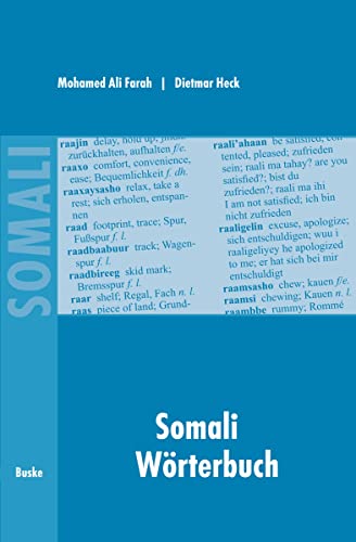 9783875480559: Somali Wrterbuch: Deutsch - Somali / Somali - Englisch - Deutsch