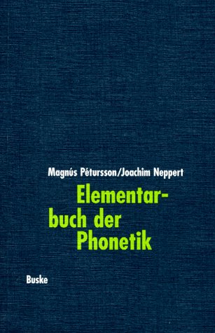 Beispielbild fr Elementarbuch der Phonetik zum Verkauf von medimops