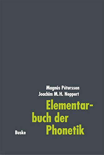 9783875483185: Elementarbuch der Phonetik