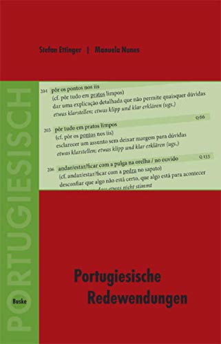 9783875484397: Portugiesische Redewendungen: Ein Wrter- und bungsbuch fr Fortgeschrittene